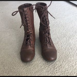 Brown boots from forever 21